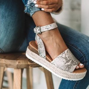 Snakeskin Espadrilles